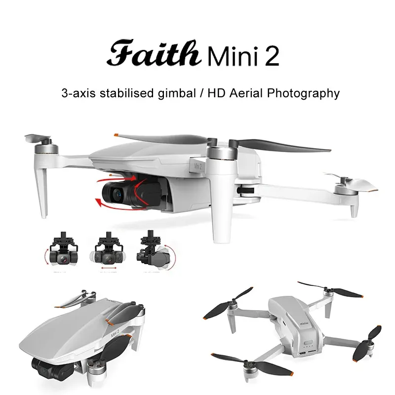 C-fly Faith Mini 2 Dron 4K Profesional HD Camera Dron FPV 3-osiowy gimbal 240G Składany bezszczotek silnik 5 km RC Quadcopte