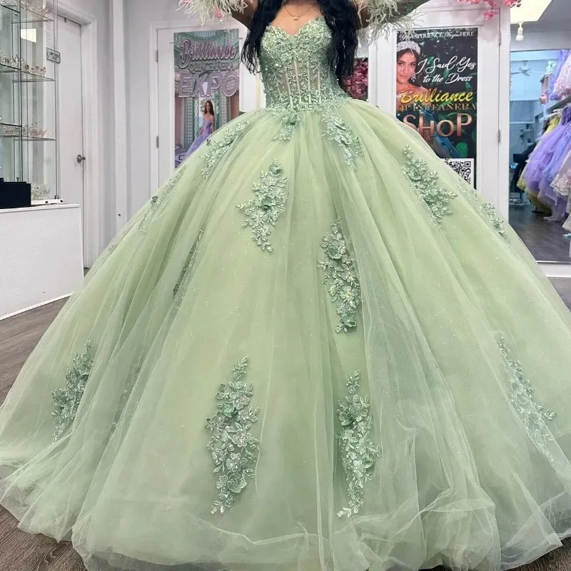 Sage Green Quinceanera Dresses For Sweet 16 Girls ... From Sweety_wedding, $210.14 | DHgate.Com Sage Green Quinceanera Dresses For Sweet 16 Girls ... From Sweety_wedding, $210.14 | DHgate.Com
