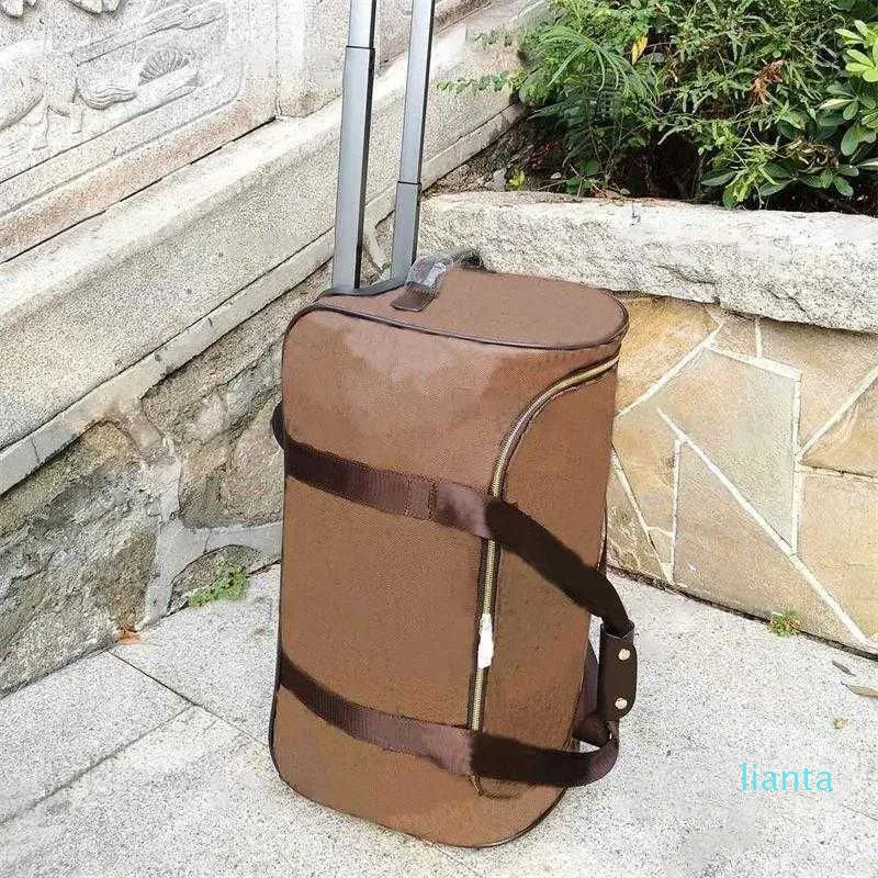 2024 r Closure Opening Luxury Spinner Universal Wheel Duffel Rolling Luggages