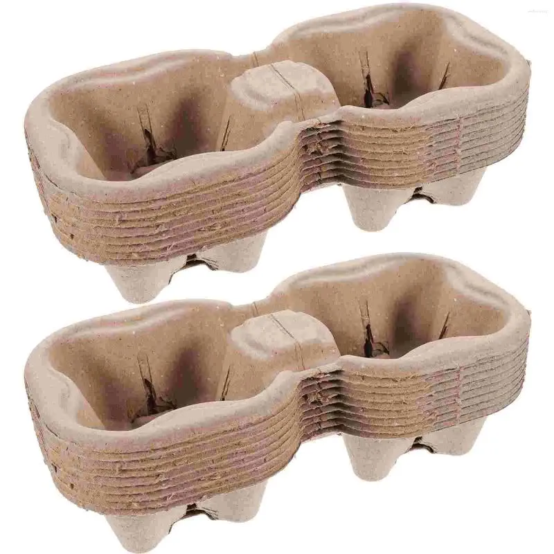 Ta ut containrar Takeout Holder Coffee Cup Carrier Tray Food Delivery Drink Disponible Trays Beverage Packing Rack Cups