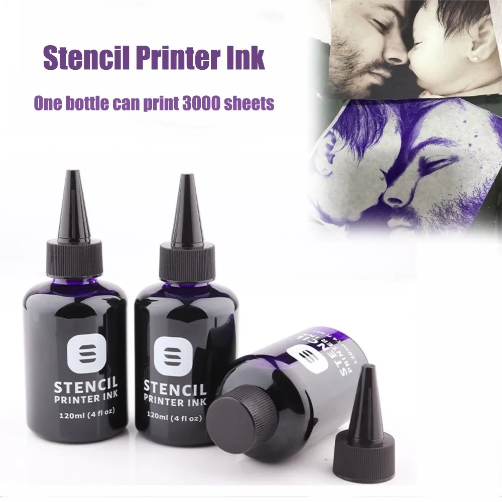 Guns Tattoo Stencil Print Ink 4oz Transfer Tracing Paper A4 Inkjet Transfer Hines Dedicated Ink Tattoo Accessories Nieuwe technologie