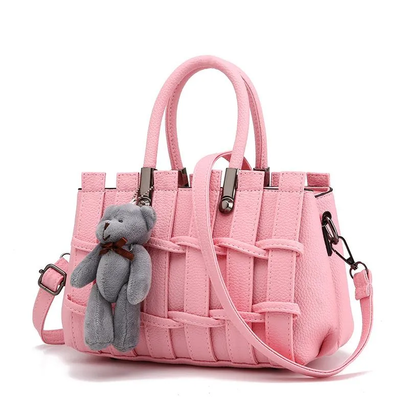 Handbag Purse Women Handbags Purses MessengerBags PU Leather ShoulderBags Crossbody Bags Cute Shopping Tote Bag Gray ydHV