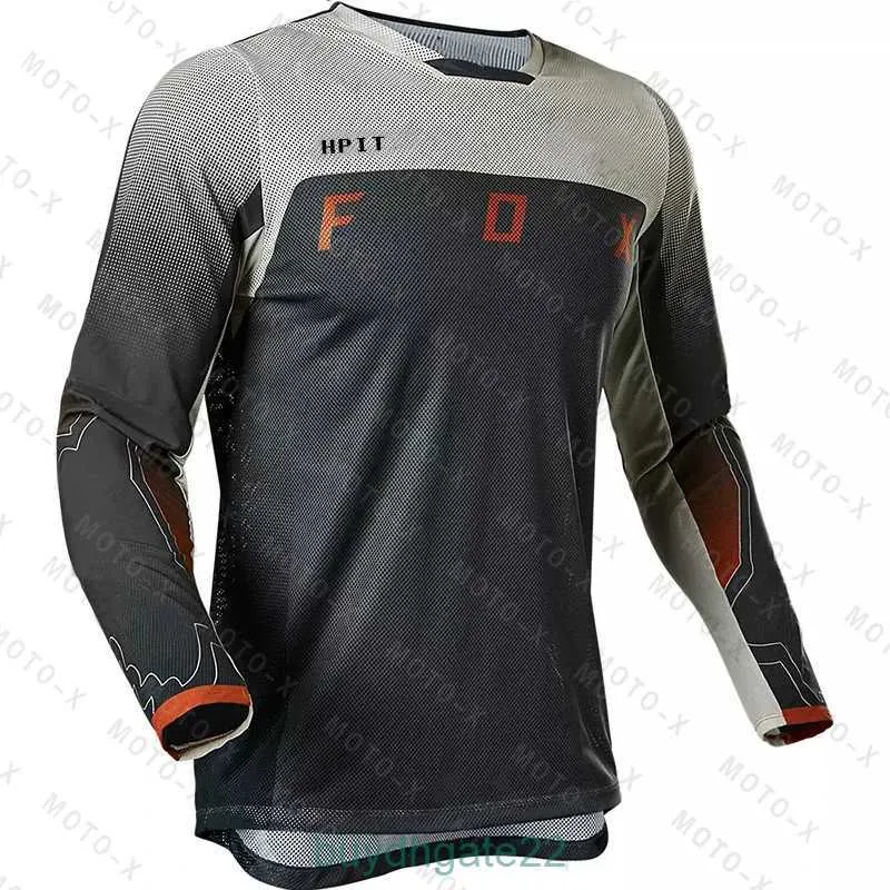 T-shirts pour hommes Motocross Mountain Enduro Bike Vêtements Vélo Moto Descente T-shirt Hpit Fox Femmes Hommes Cyclisme Jersey VTT Chemises BMX PZ0N