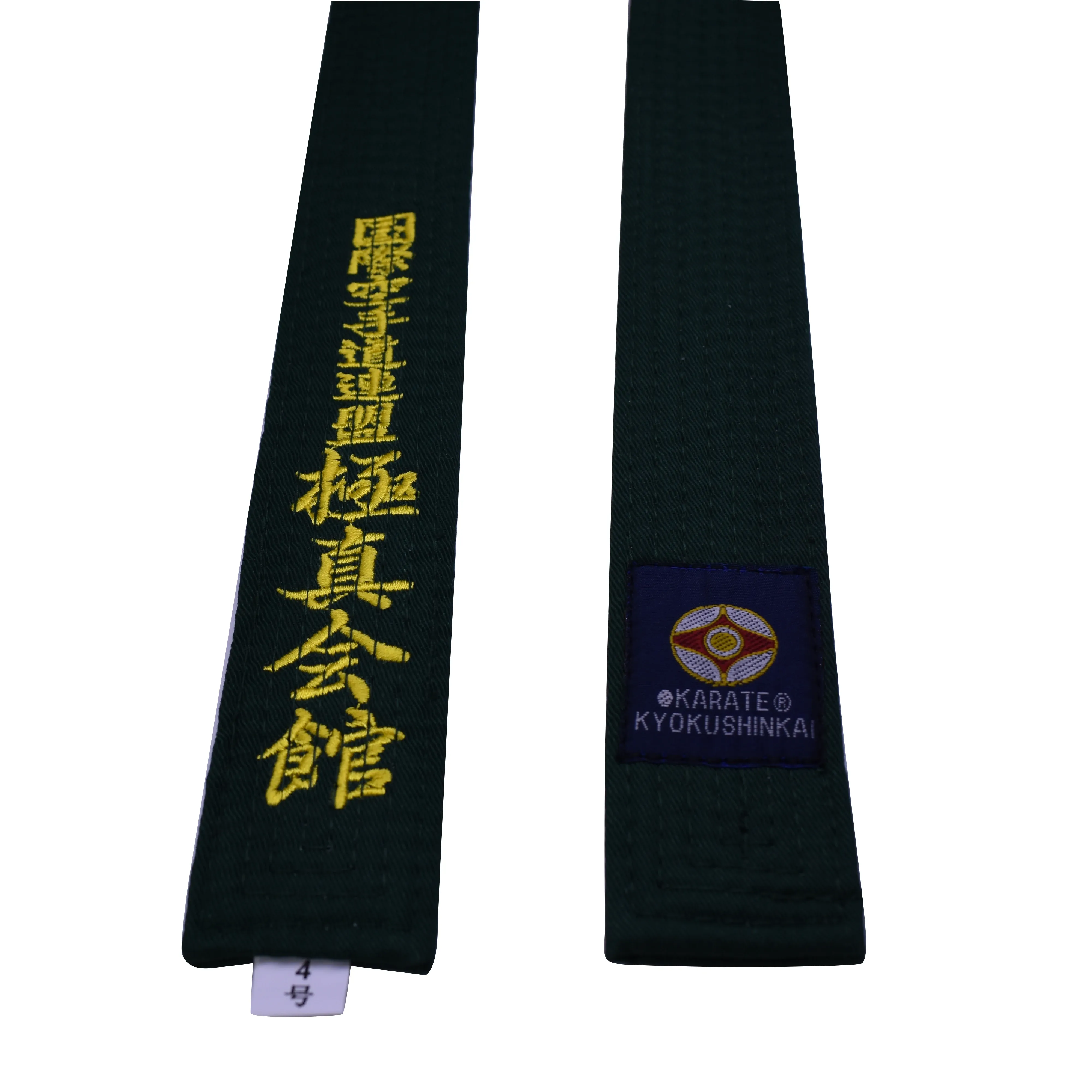 Produkte Sinobudo hochwertiger professioneller Kyokushin Kai Karate Gürtel Kyokushin Iko Stickgürtel bequemer Karategürtel