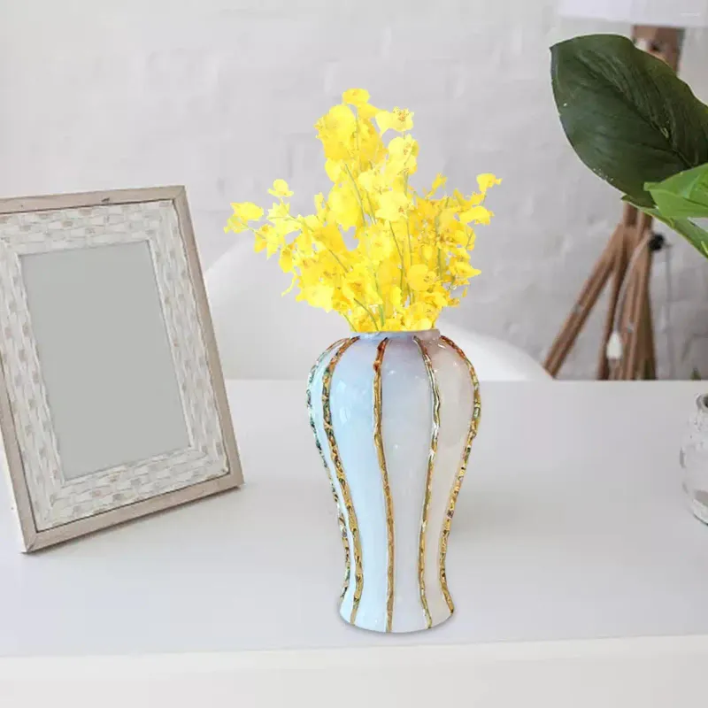 Bottiglie portaoggetti Vaso in porcellana per zenzero, organizer per composizioni floreali, vaso in ceramica per feste