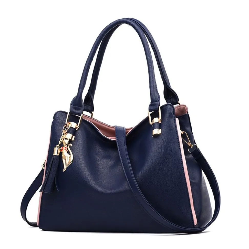 HBP Mulheres Bolsas Bolsas Carteiras De Couro CrossbodyBag ShoulderBags Messenger Tote Bag Purse Deep Blue212N