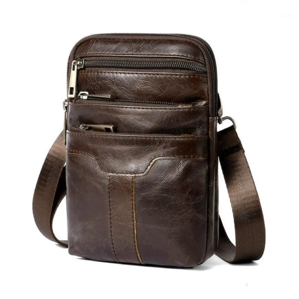 Retro Męska torba Man Messenger Torka oryginalna skóra małe whenage crossbody dla mężczyzn męskie ramię bolsa1274c