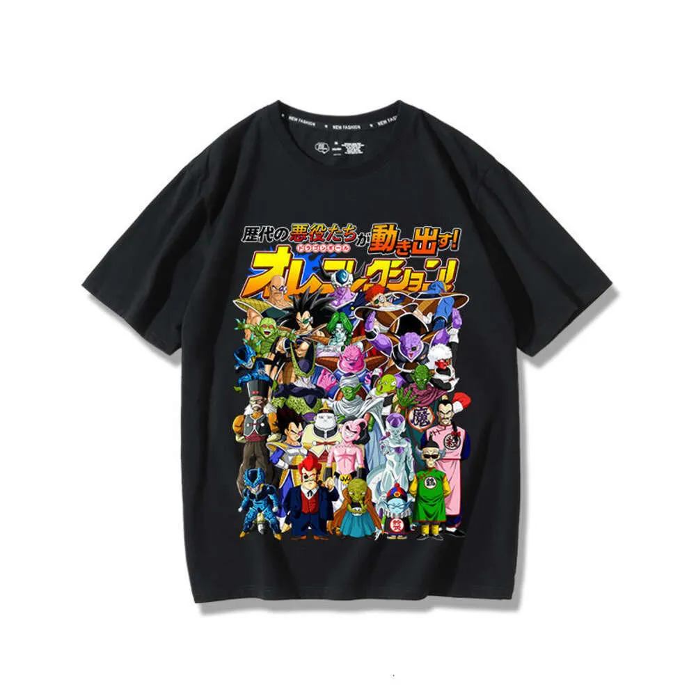 ドラゴンプリントTシャツ男性用の半袖