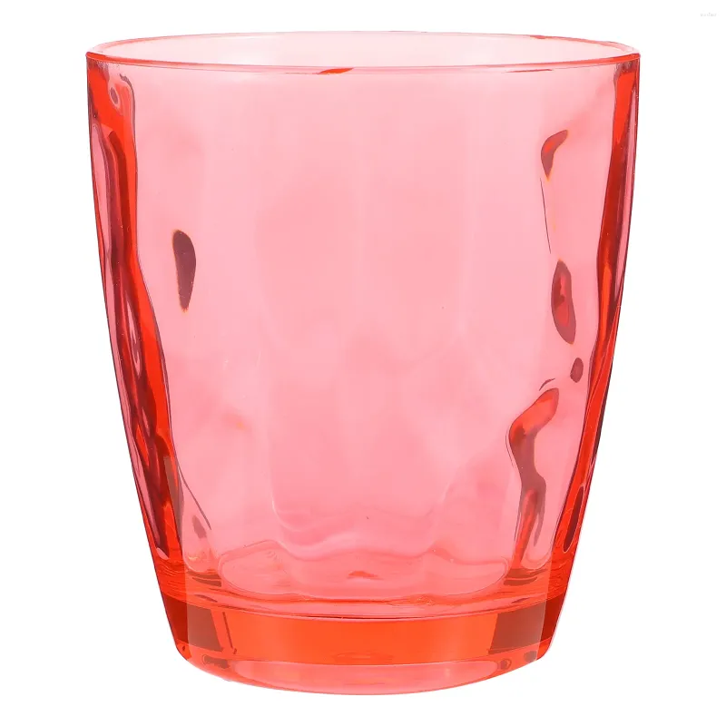 Wine Glasses Water Cups Drinking Reusable Tumblers Shatterproof Bar Red