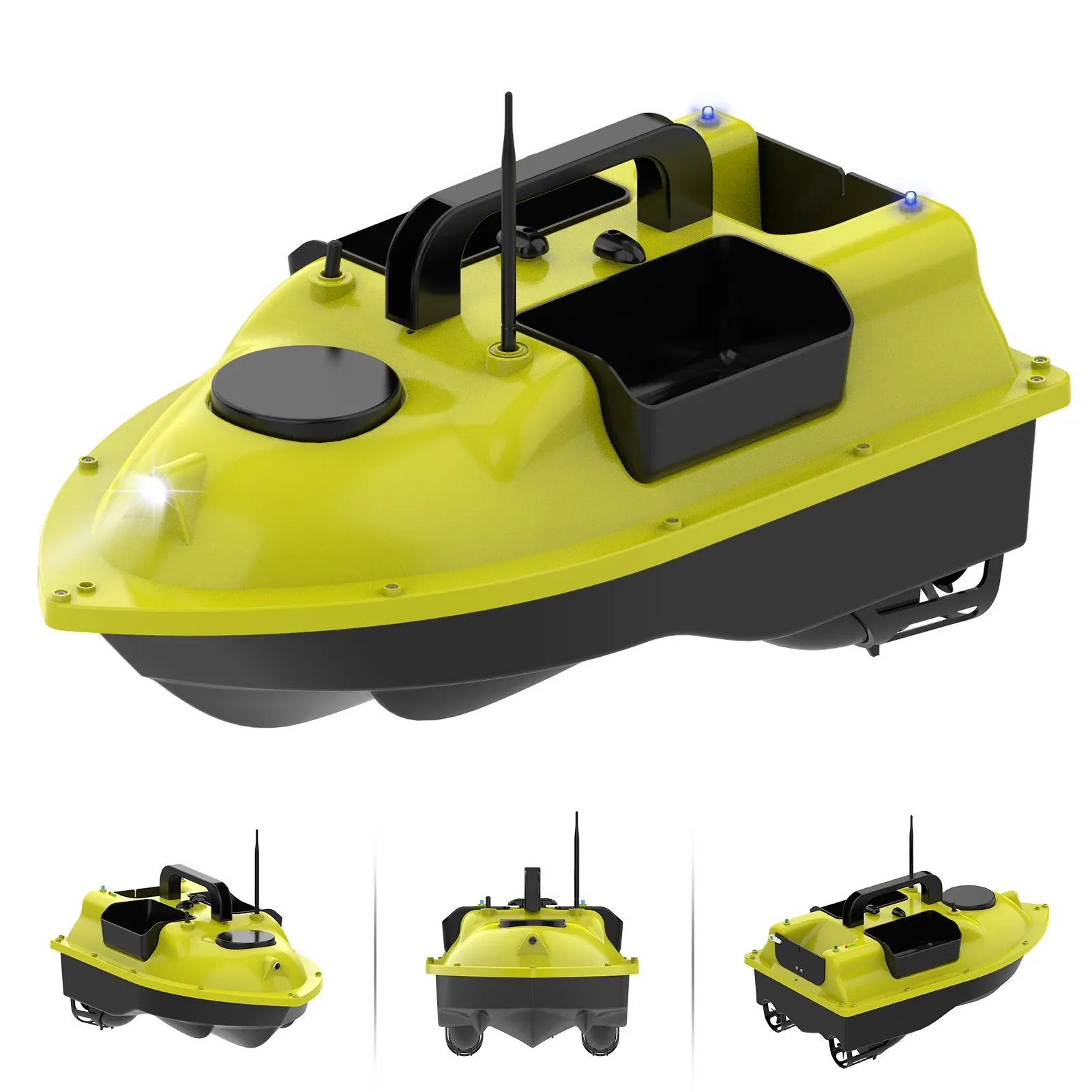 GPSBait D18B: Remote Range Fishing Boat With 3 Containers