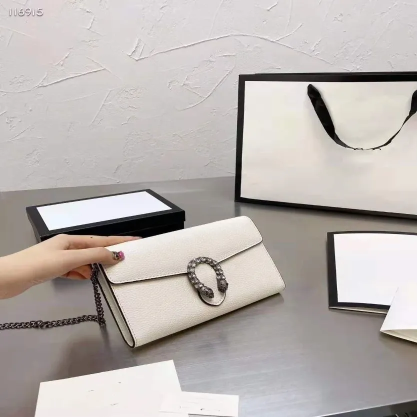 Uppgradera Designer Women's Chain Shoulder Bag Gift Box Packaging261Z