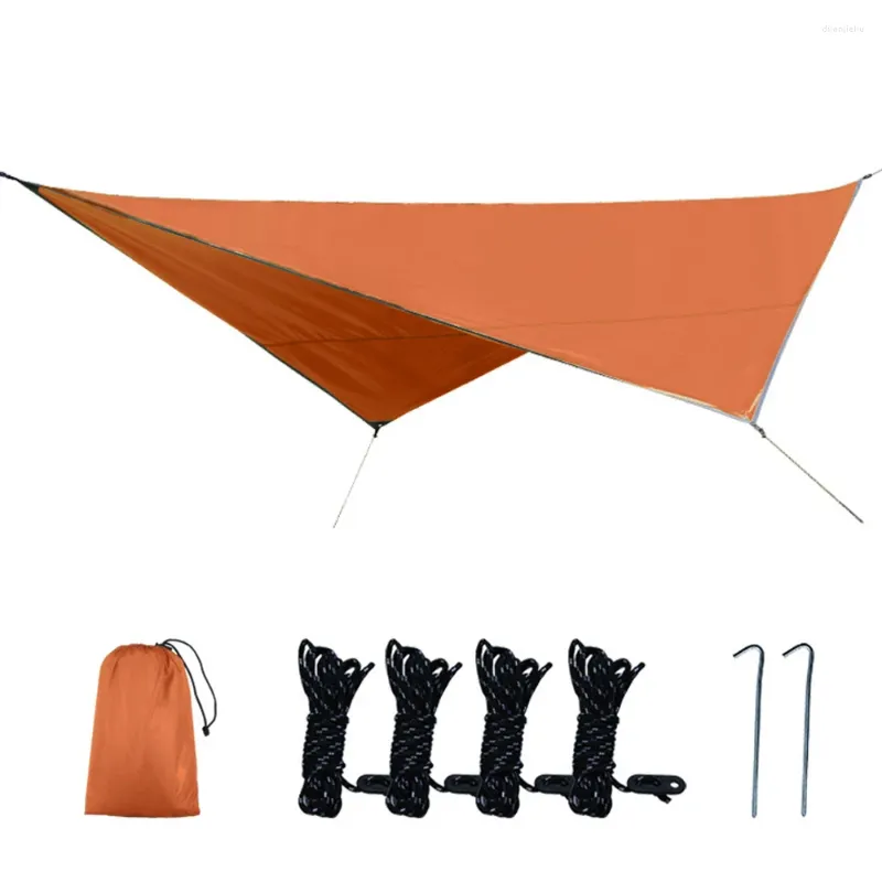 Namioty i schroniska Outdoor Sunshreen Shade Waterproof Camping Mat Oxford Cloth Garden Canopy Tempy Tent Namiot Ziemia