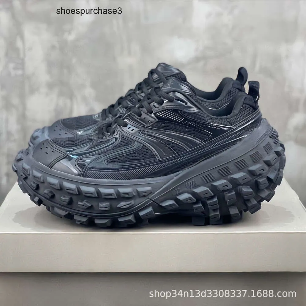 Designer Balencigs Moda Scarpe casual Pattini a rotelle op Bs pneumatici scarpe da papà scarpe da serbatoio altezza aumentata usurate suole spesse nuove scarpe Parigi di fascia alta 9V3I