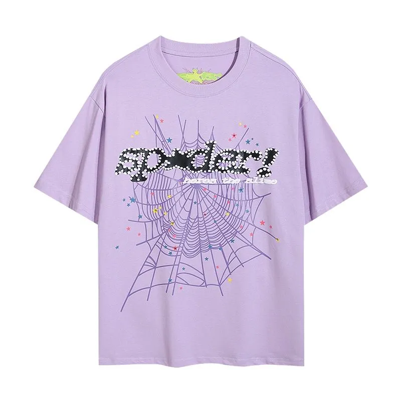 Shirt Herren T-Shirts Womens T-Shirt Mody Street Clothing Web Muster Sommer Sports Kleidung Hoodie 7256 3491