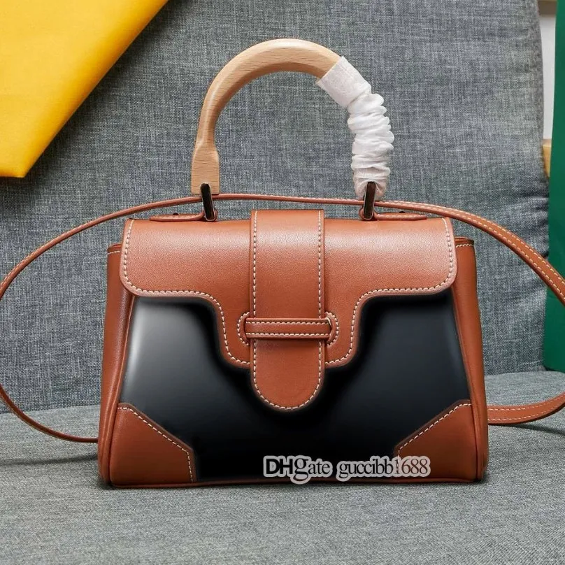 Sacs à main de styliste pour femmes, sac à bandoulière avec lettres imprimées, sac à main de qualité supérieure en cuir véritable, sacs à bandoulière avec boîte287Z