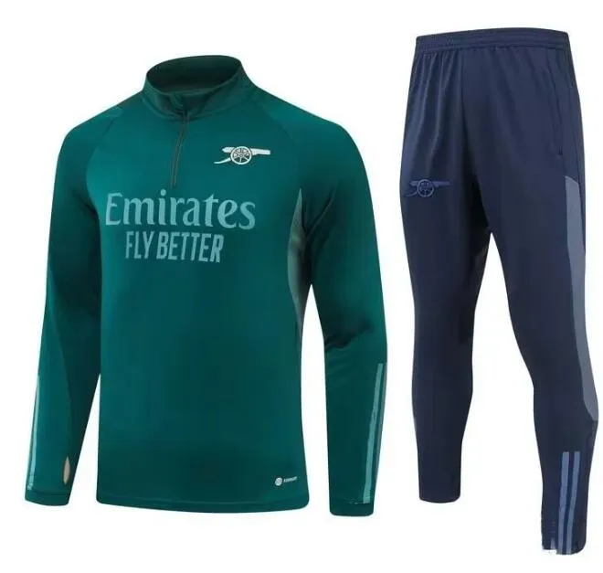 arsenal training top green