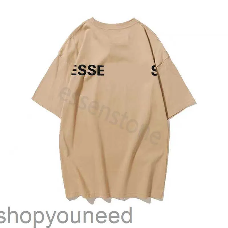 Nouveau EL Designer ESS chemise réfléchissante hommes femmes t-shirts décontracté S luxe haute qualité manches courtes essentialshirts taille asiatique