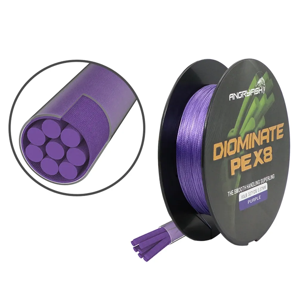 Accessories Angryfish Diominate PE X8 300M/500M Braided Fishing Line Multifilament Saltwater PE Line Carp Fishing 18 20 30 40 50 80LB