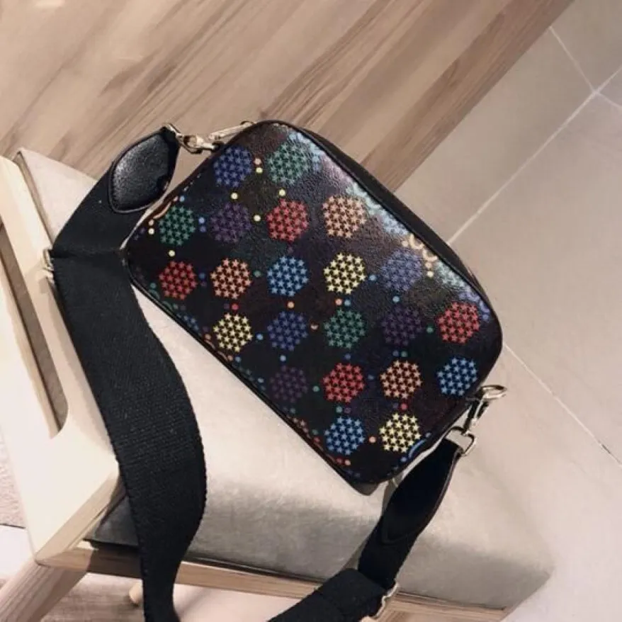 Nuevo clásico que hace estallar el caramelo bolsos coloridos del cubo bolso de cuero real de las mujeres bolso de cuero real bolso del mensajero del hombro del crossbody306I