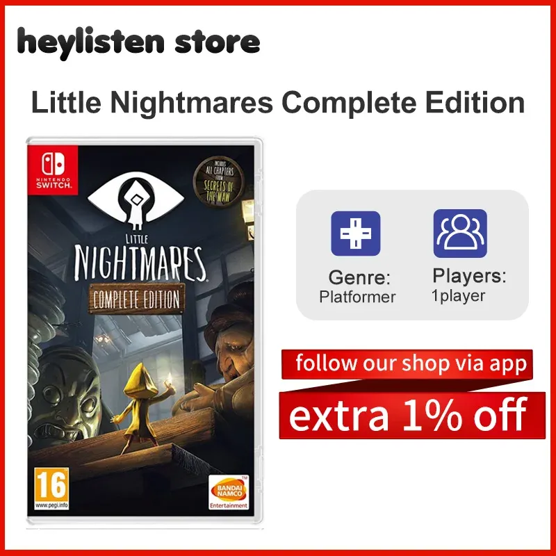 거래 닌텐도 스위치 게임 dleas little nightmares complete edition 게임 카트리지 물리 카드