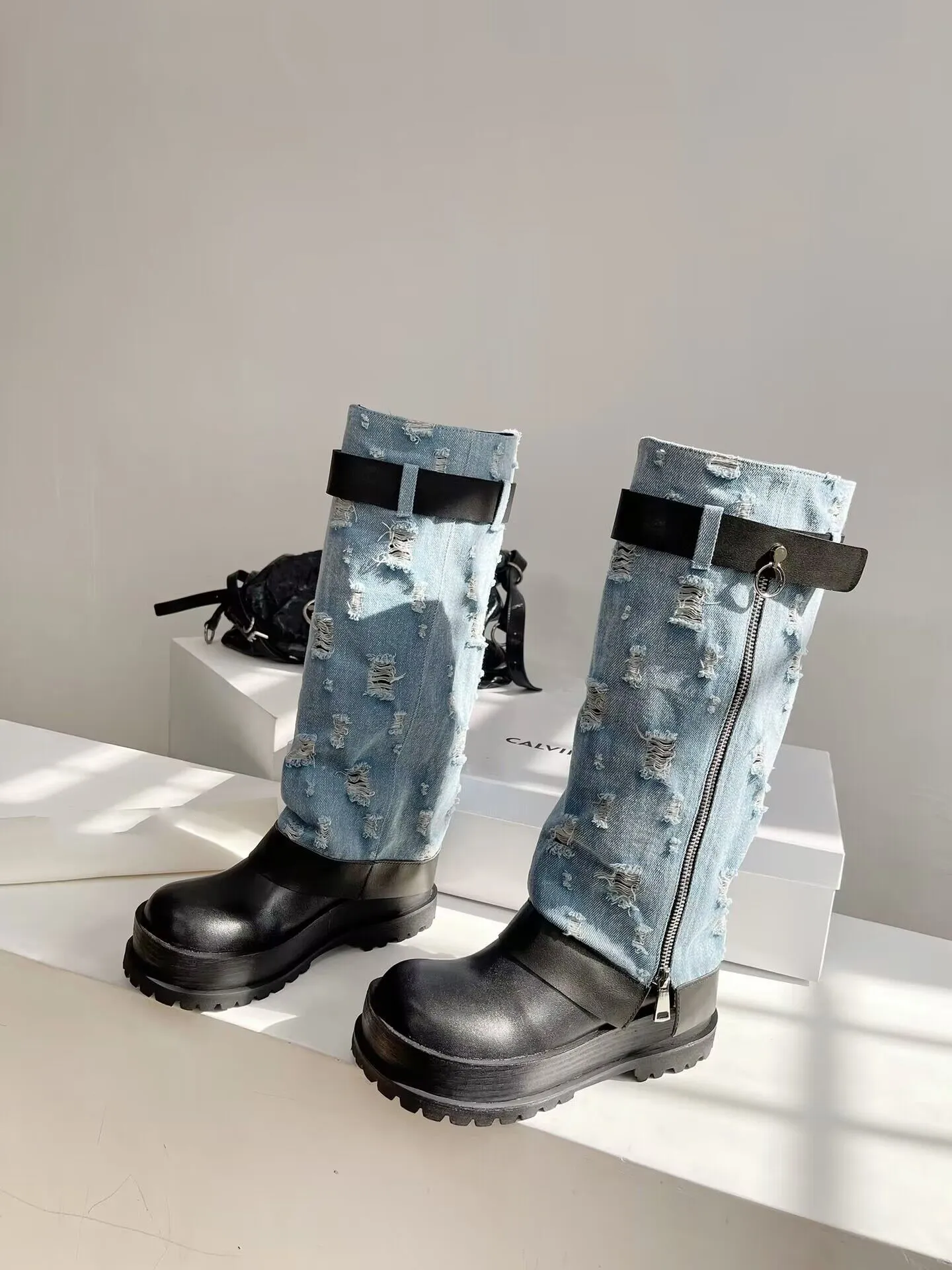 Canvas motorcycle boots hot sale