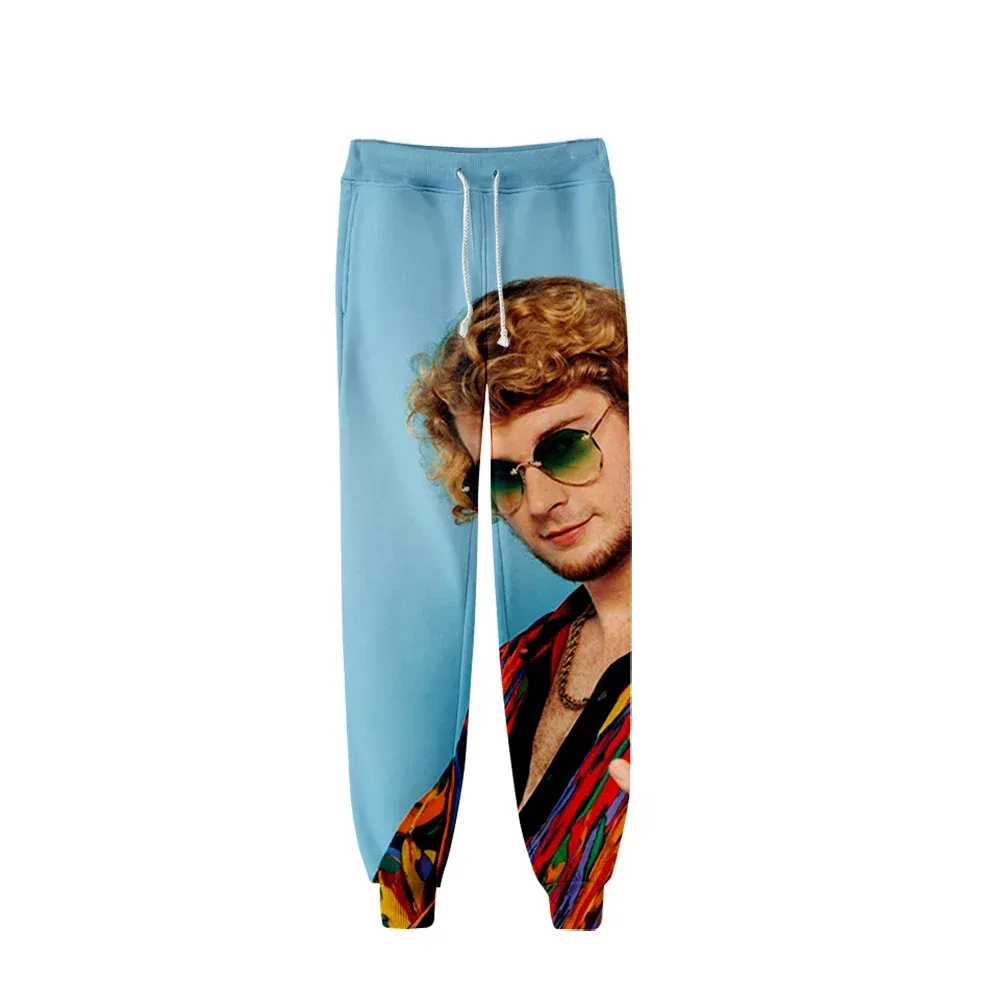 Rapper yung molho calças de suor 3d joggers calças masculinas/mulheres calças casuais harajuku hip hop sweatpants pantalon homme streetwear