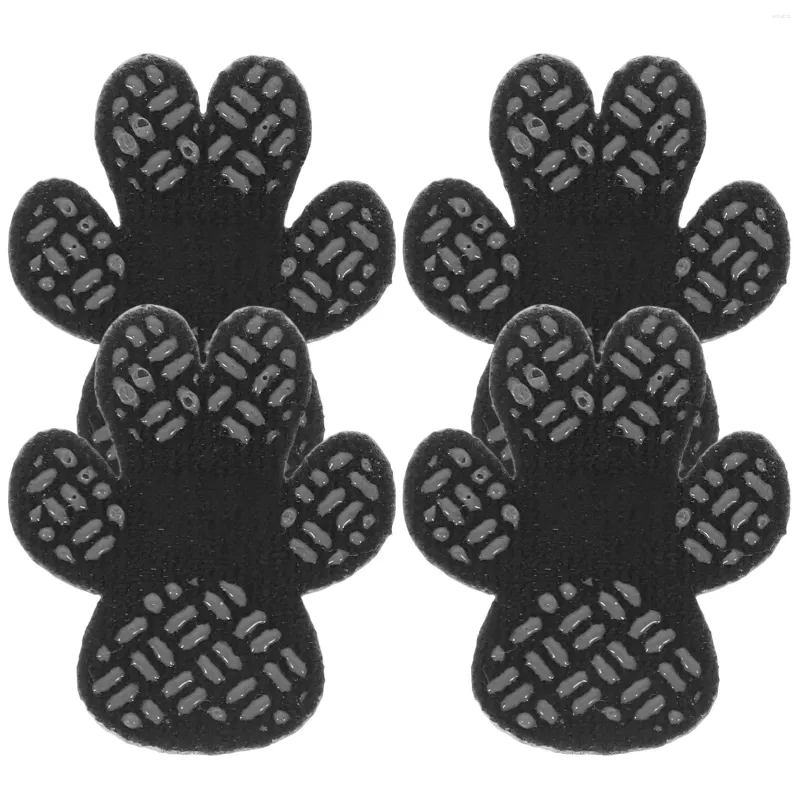 Abbigliamento per cani 4 pezzi Cuscinetti protettivi per piedi Cuscinetti antiscivolo Patch Forniture per cuccioli Gel di silice Protettore portatile Piccolo