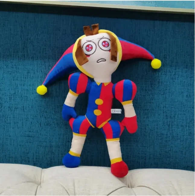 Wholesale Cartoon stuffed doll The Amazing Digital Circus Doll Magical Digital Circus Toy Clown Plush Doll