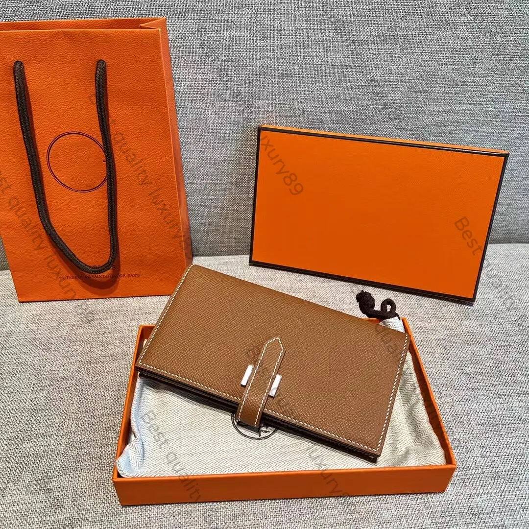 Luksusowy projektant portfela marka designerska torebka klasyczna torba na kartę solidny oryginalny tc skórzany neutralny portfel monety oryginalne pudełko prezentowe