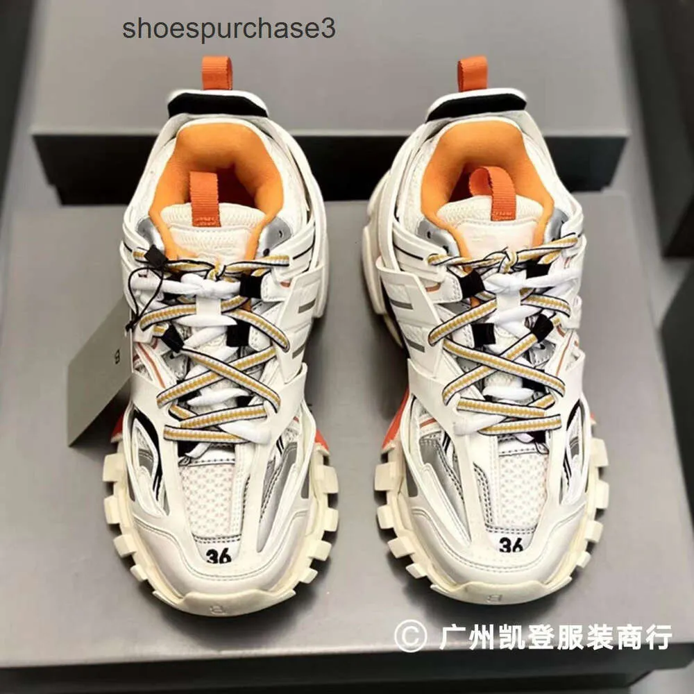 Projektant Balencigs Fashion Buty Casual Roller Skates Paris 2024 Buty Daddy Track 3.0 Unisex Gruby Sole Sports and Casual Shoes R1PC