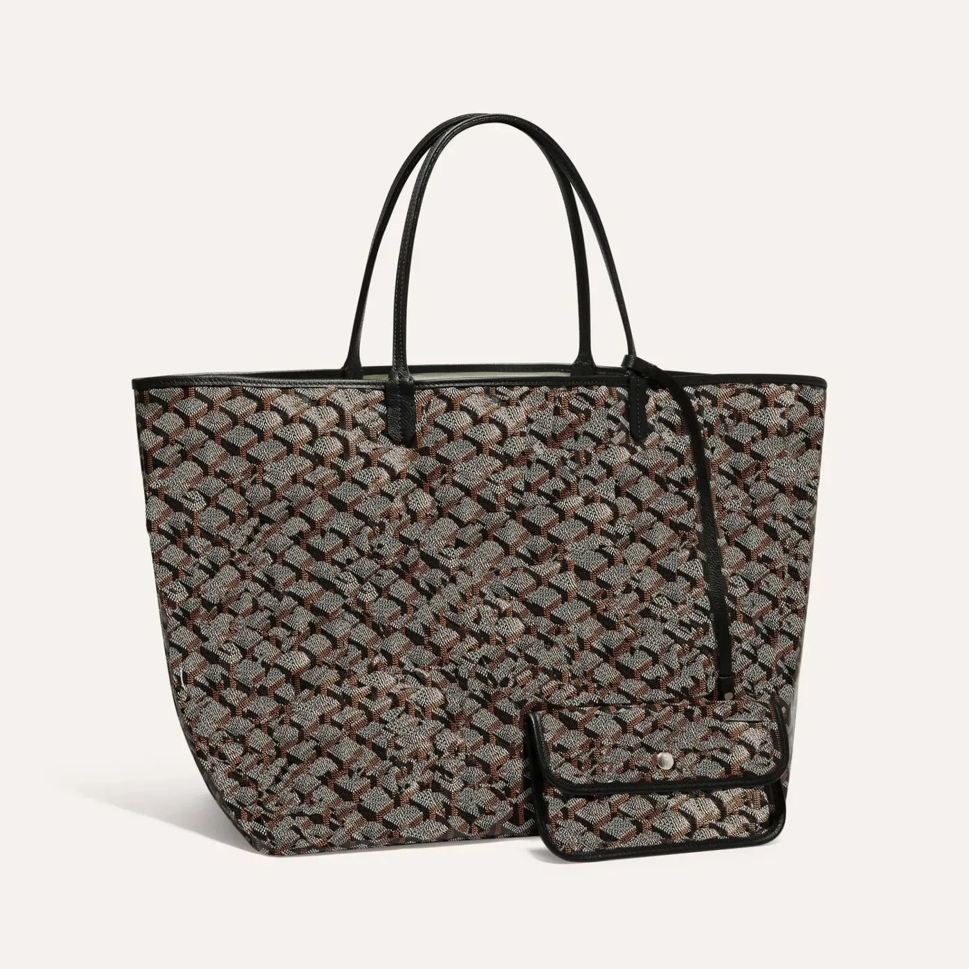 Модная сумка женская композитная сумка классический дизайн печати с двумя частями стиль 34 см на открытом воздухе мягкая сумочка