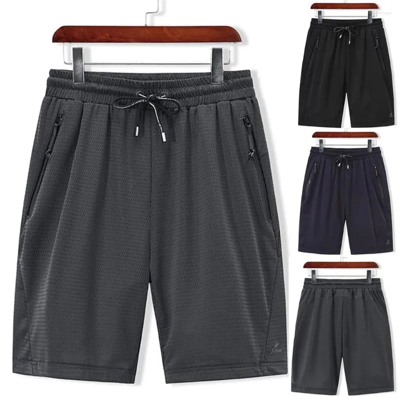 Pantalons pour hommes été décontracté mince à séchage rapide pantalons de plage sport court hommes coton Short athlétique avec poches