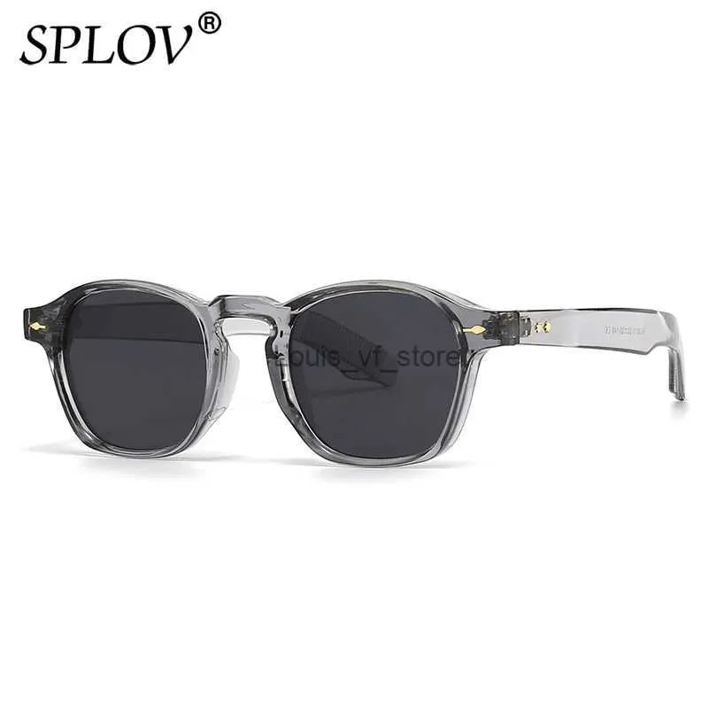 Solglasögon mode ins populära fyrkantiga kvinnor nitar solglasögon som kör nyanser UV400 retro gradient varumärke designerer trender solglasögon h24223