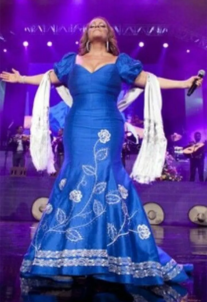 Elegant Mexican Embroidery Mermaid Prom Dresses Short... From 157,79 | DHgate Elegant Mexican Embroidery Mermaid Prom Dresses Short... From 157,79 | DHgate