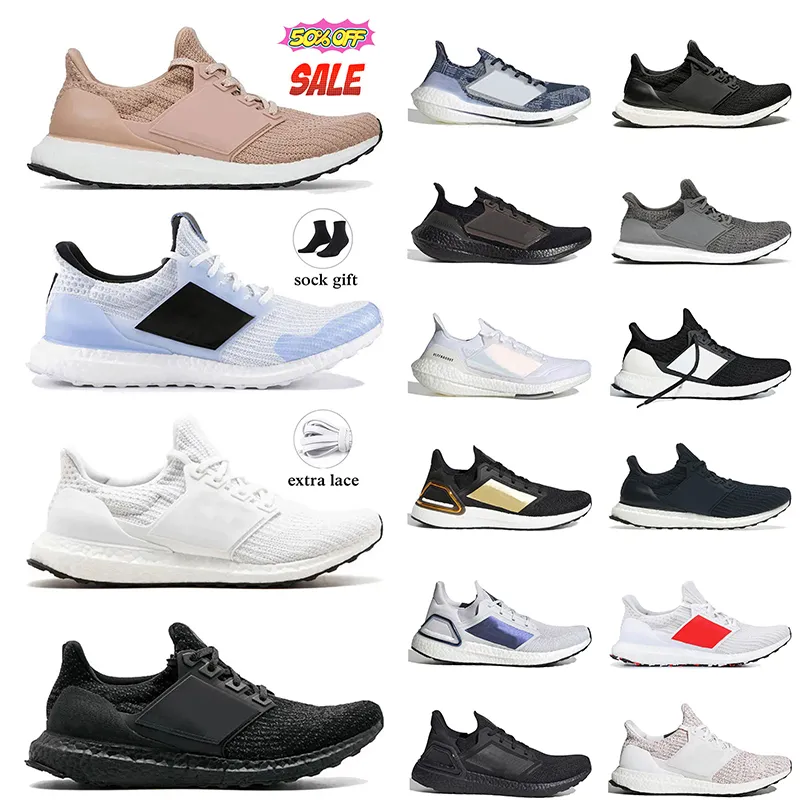 2024 TOP OG 19 Ultra Boost 4.0 Utomhusskor Fashion Panda Triple White Gold Dash Grey DNA Crew Navy Mens Womens Platform Sports Running Trackers Sneakers 36-46