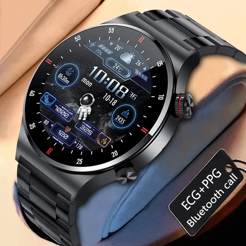 Watches 2022 New Bluetooth Call Smart Watch Men Sports Fitness Tracker Waterproof Smartwatch Large HD Screen For Huawei Xiaomi Phone+Box