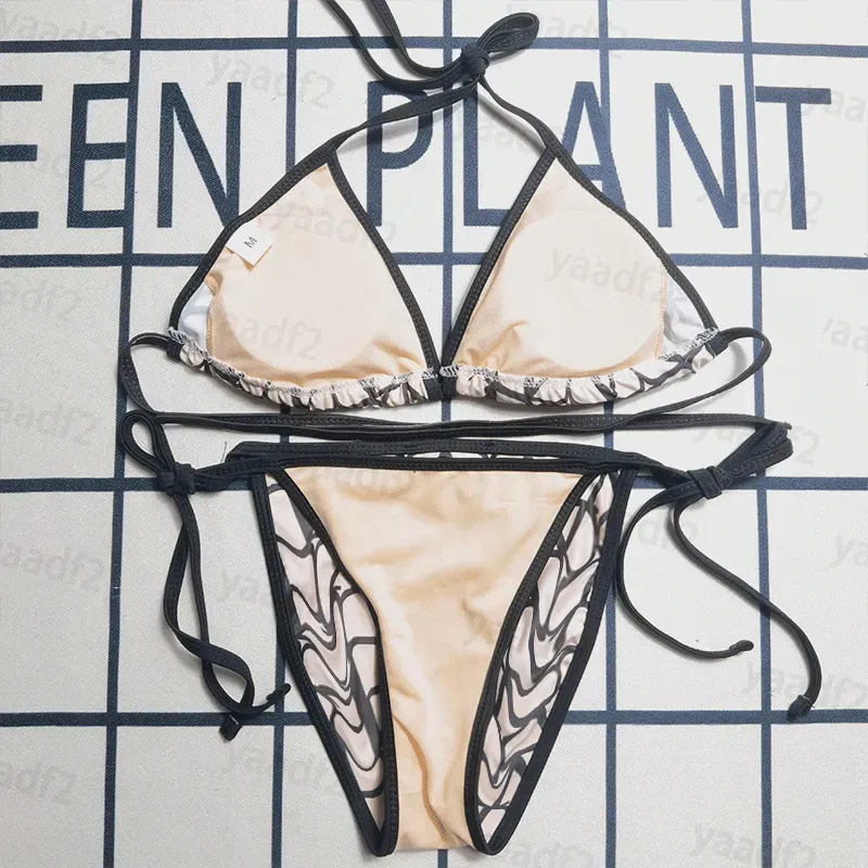 Diseñador Sexy Bikini Set para mujeres traje de baño dos piezas