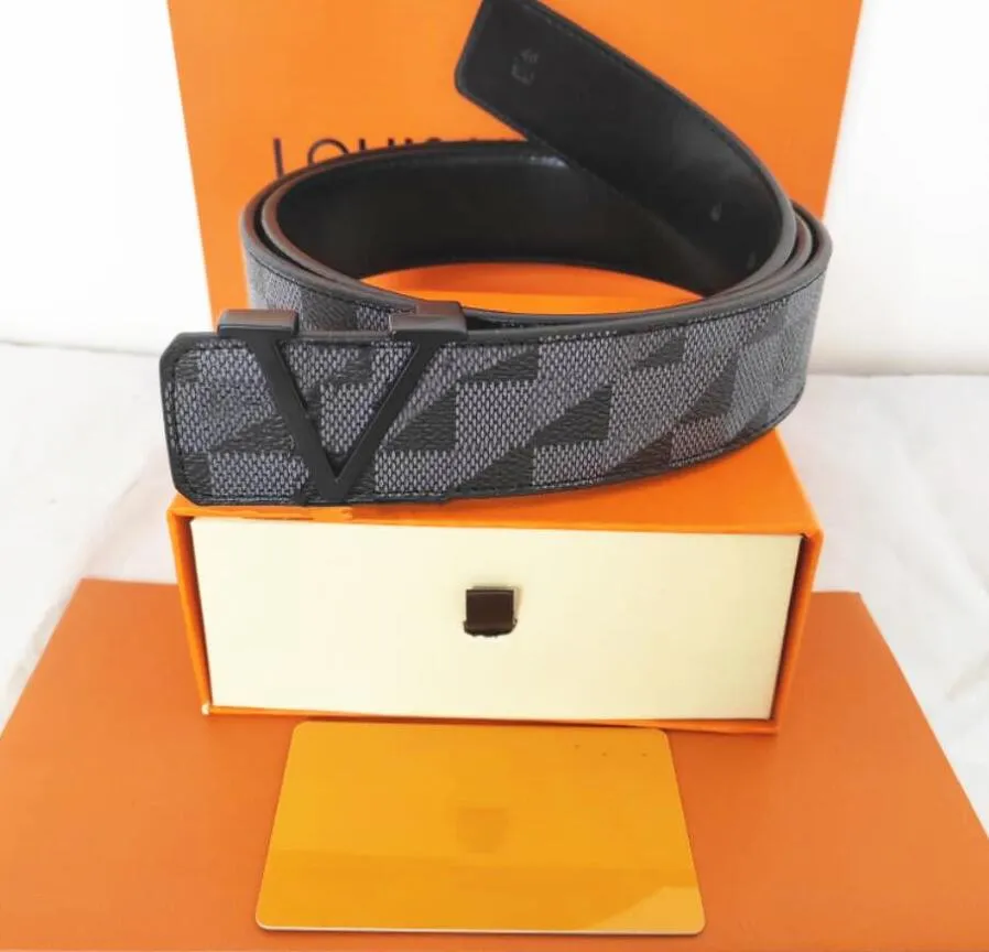 2024 Fashion Big Buckle äkta läderbälte Orange Box Designer Bälten Män kvinnor Högkvalitativa nya herrbälten AA6