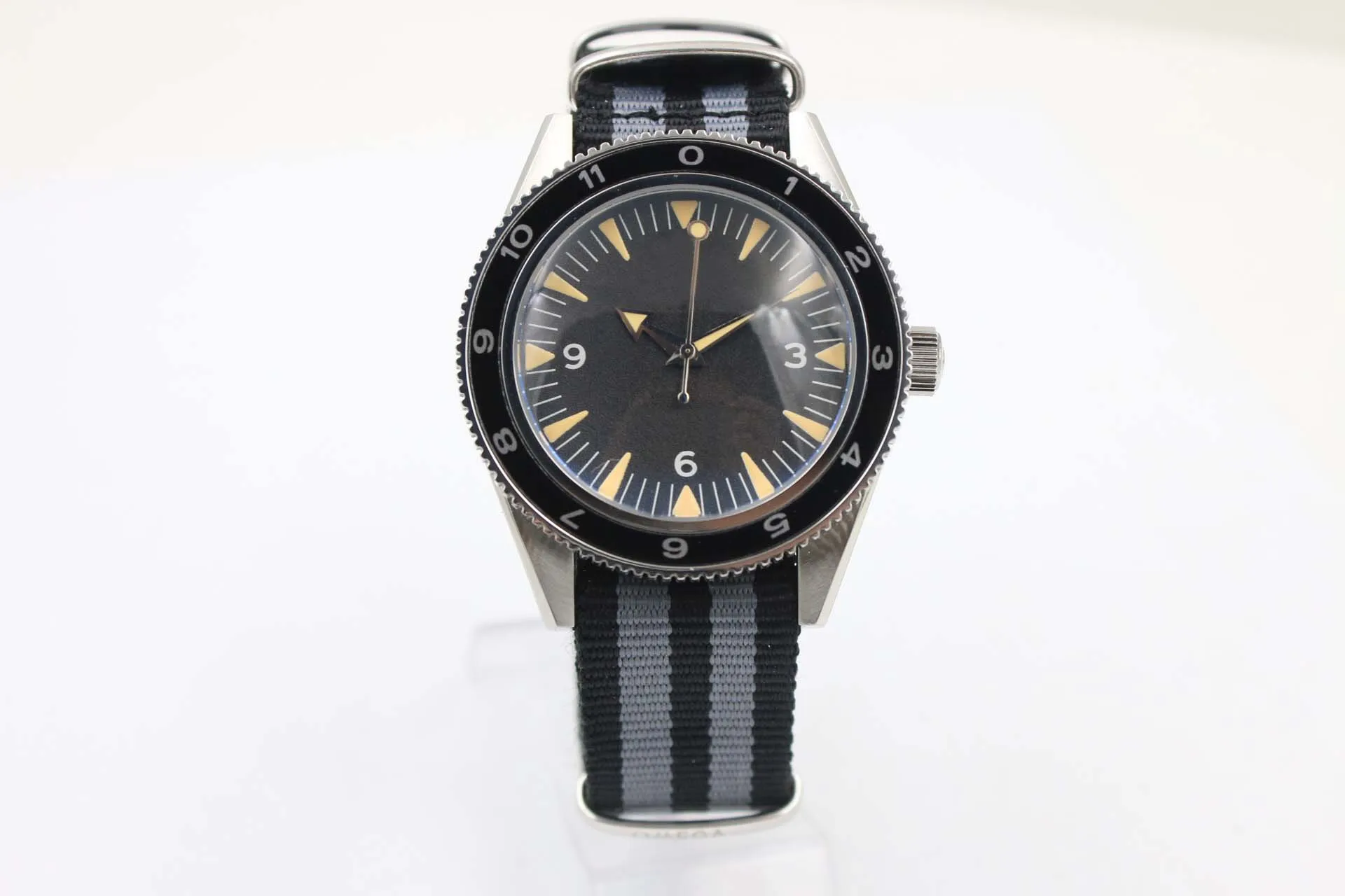 Limited Edition Automatic Glass BACK watch men Wristwatch Portatil watches Nato Strap