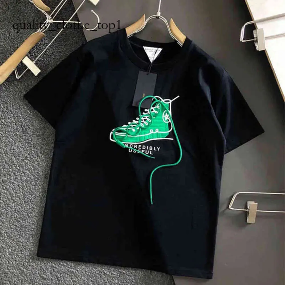 T-shirts de créateurs Bvs High Level Bottega Ven au début de 2024 Le nouveau style était des éléments populaires étaient à la mode Bv Manches courtes Chaussures pour hommes T-shirt brodé 373