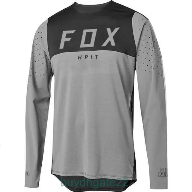 Men's T-shirts Off-road Motorcycle T-shirt Mountain Bike Speed Surrender Hpit Fox Shirt Mtb Jersey Long Sleeve 97TB