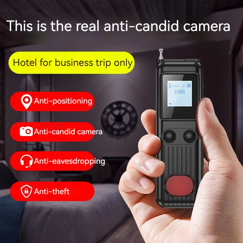 Secret Bug Finder GPS Locator wielofunkcyjny anty-podglądający hotel anty-aparat Signarz sygnał w podczerwieni detektory kamer