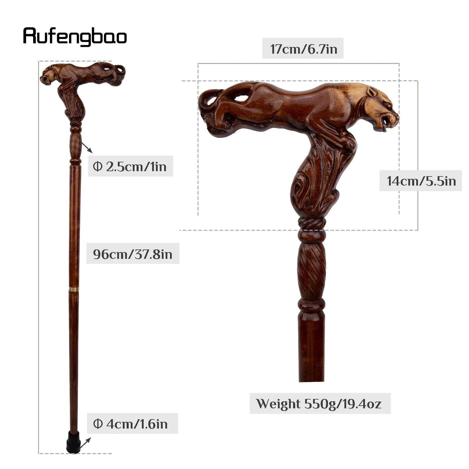 Leopard Brown Wooden Walking Cane: Fashionable, Vampire Themed Halloween  Party Accessory From Rufengbao, $17