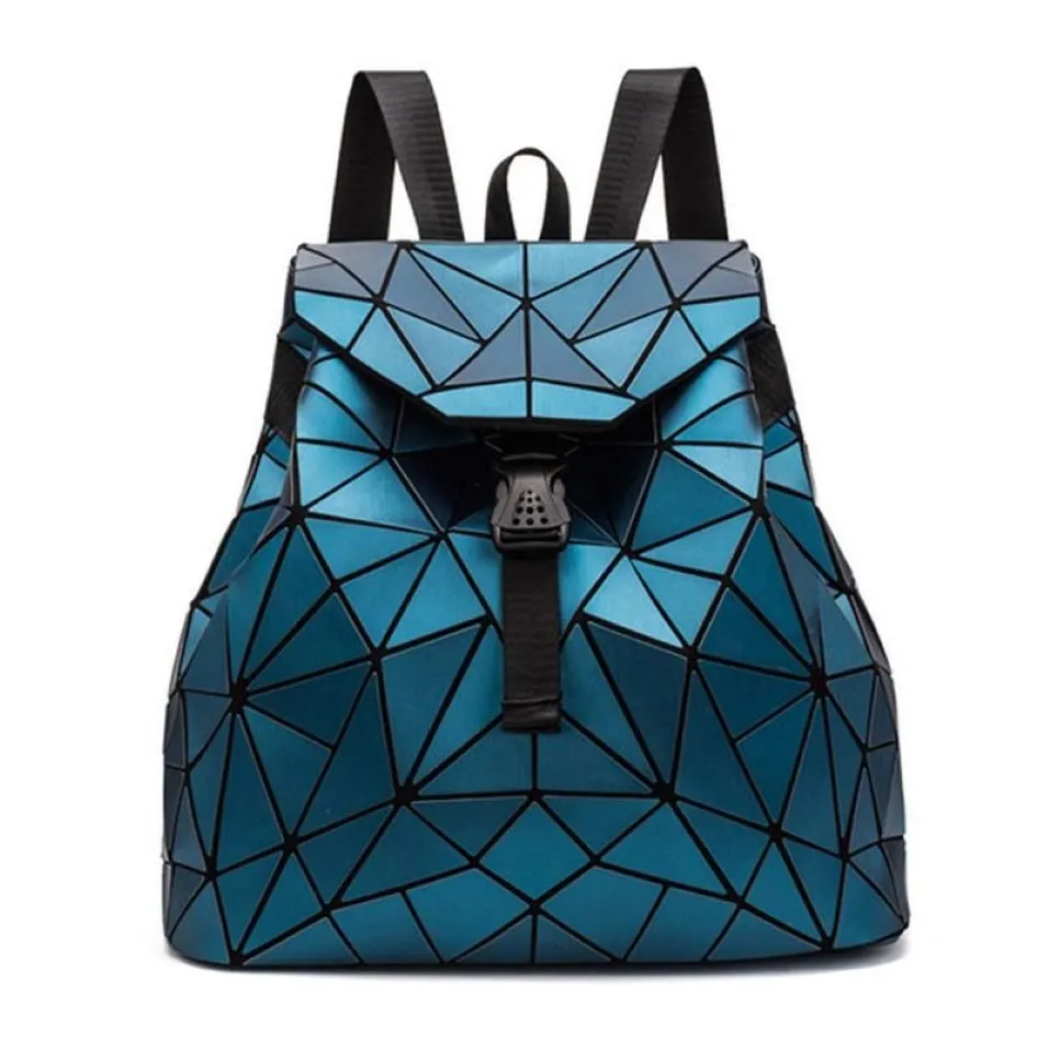 2020 Nuove Donne Zaino di Modo Olografico Bao Zaini Studente Borsa Geometria Borse da Viaggio da Donna Shopping Backpack235S