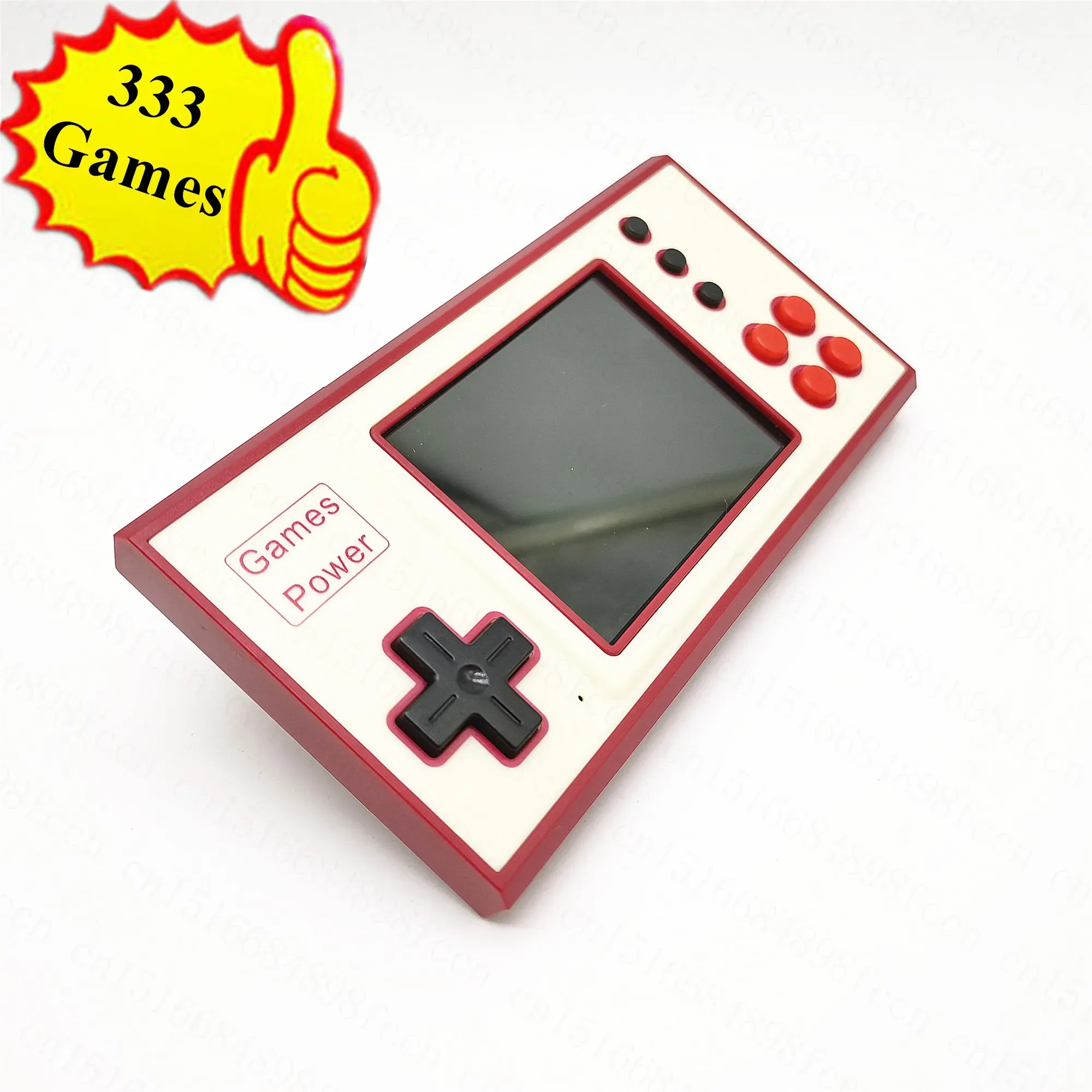 Giocatori Giochi Power Mini Retro Console di gioco portatile Lettore di giochi portatile per giochi Nes con 333 giochi Uscita AV Ricaricabile Regalo per bambini