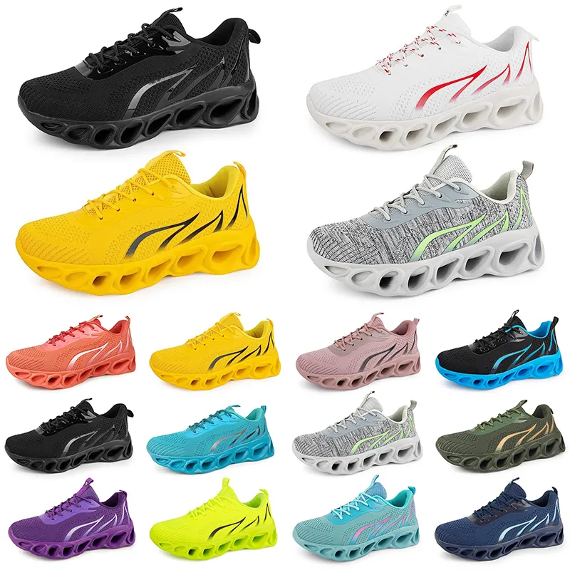 men women running shoes fashion trainer triple black white red yellow purple green blue peach teal purple pink fuchsia breathable sports sneakers fifty nine GAI