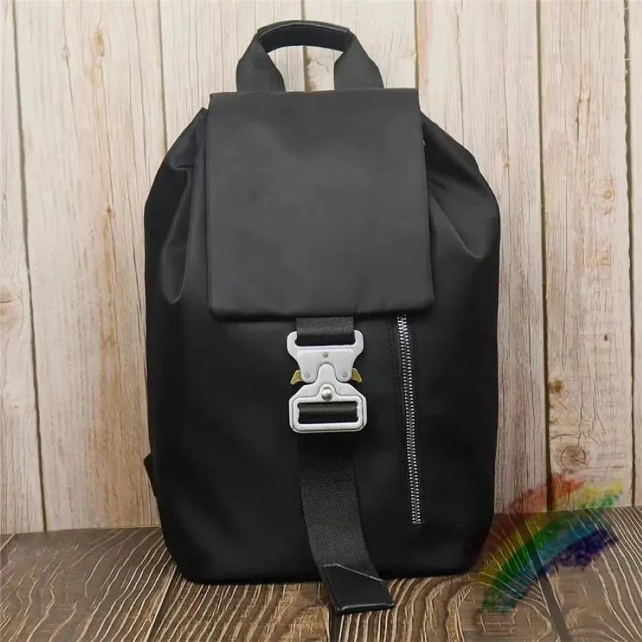 1017 ALYX 9SM Backpack TANK Nylon Men's Shoulder Bag and Backpack Black Fashion Rucksack Bags2314