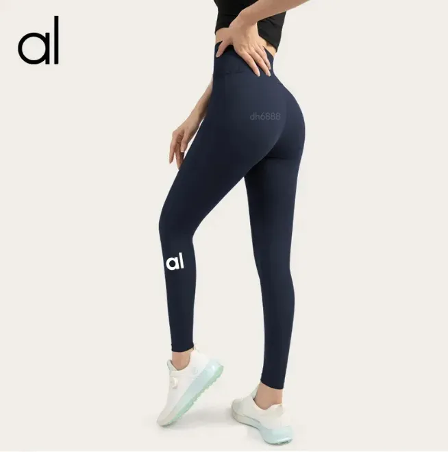 Alluu Leggings Women Yoga Pants Align Shorts Cropped Outfits Lady Sports Ladies Exercise Fitness Wear Girls Running Gym Slim Fit