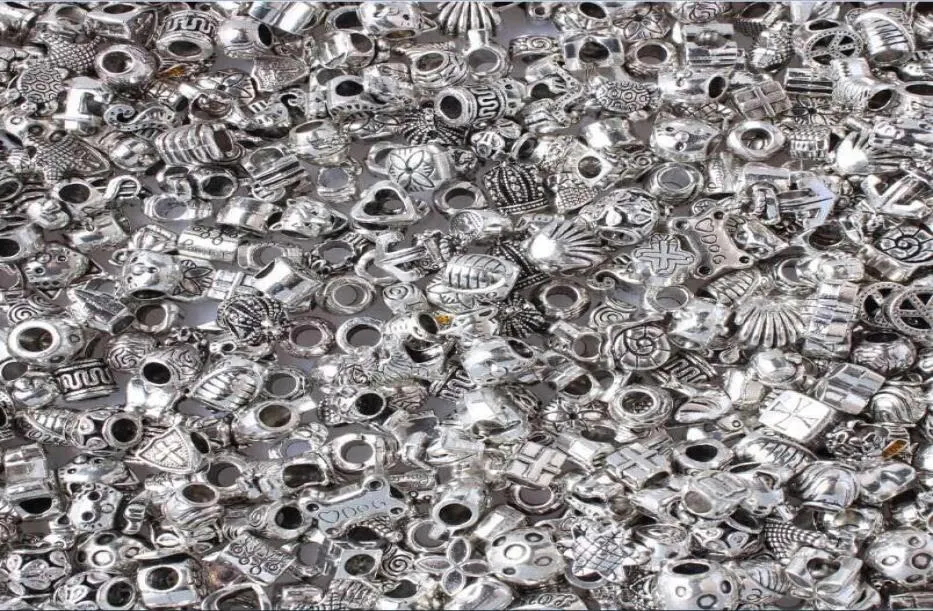 مزيج المجوهرات الأزياء 29 نمط Big Hole Beads Charm لسوار المجوهرات DIY لسواره الأوروبية 13777539