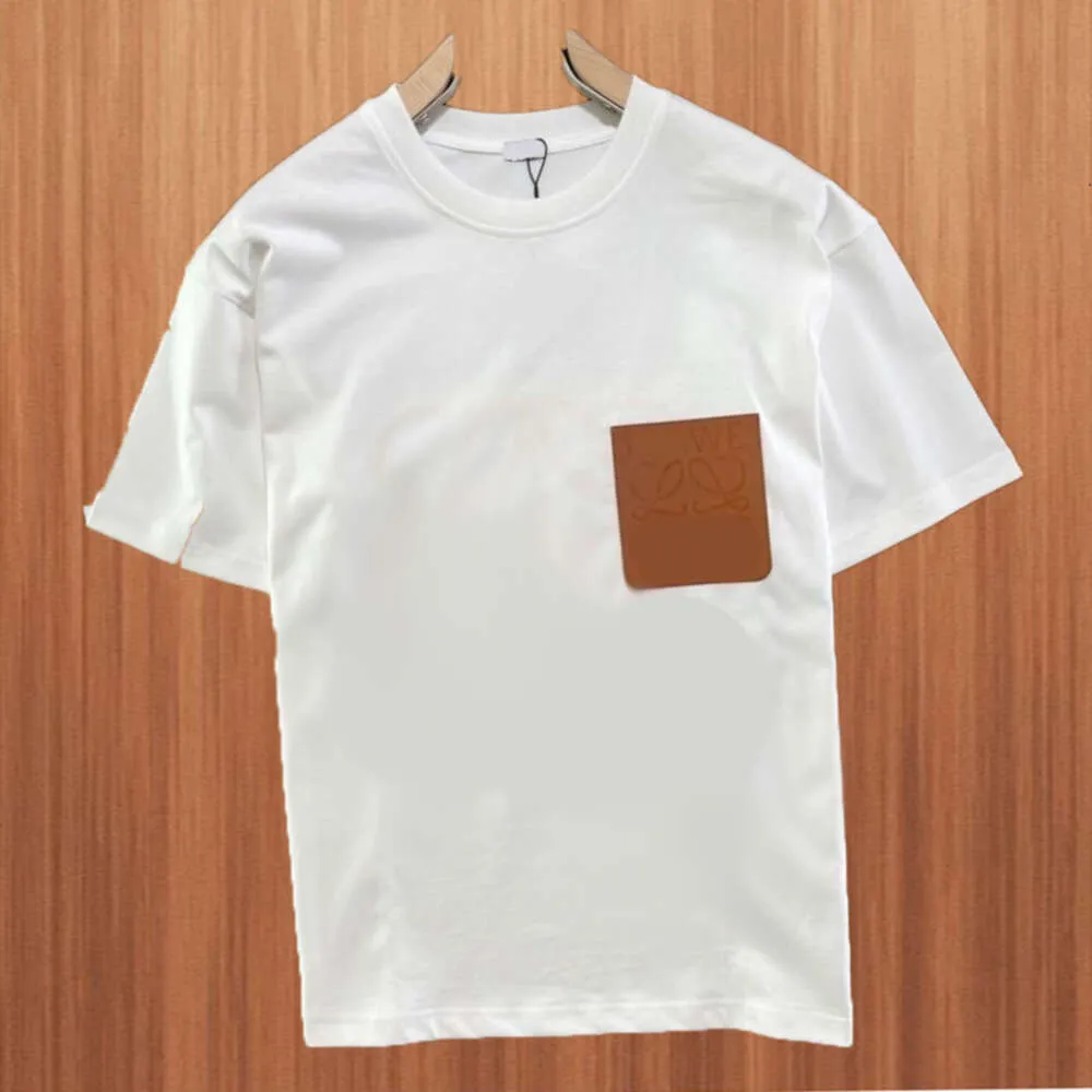 2024SS LO Summer Plus Tirt Shirt Designer T Shirt Men Women Letter Graphic Tee Cotton Tee فضفاضة قميص من النوع الثقيل بشكل كبير